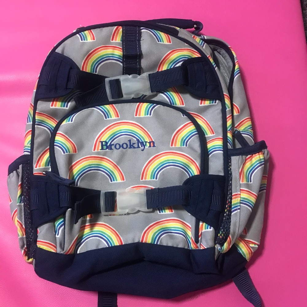 Pottery Barn Kids Small Rainbow Backpack